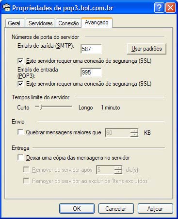 Preencha as portas de entrada e de sa�da