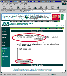 Como configurar o Webmail do Bol para usar nos bounces? - Base de